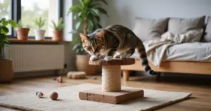 DIY-Kratzbaum aus Naturmaterialien für Katzen – Anleitung auf tierisch-sparen.de